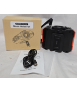 Portable Waist Fan, 5 Speeds Rechargeable Fan with Bluetooth Speaker, Fl... - $453.89 MXN