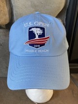 Pebble Beach US Open Hat Golf Cap 2019 Blue USGA Member Strap Back Souvenir NWOT - £17.07 GBP