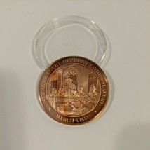Franklin Mint Bronze Coin Proof 1.75&quot; Diameter Supreme Court Defends Slavery - £7.48 GBP