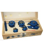 6Pc Roman Ogee Router Bit Raised Panel Back Cutters Rail &amp; Stile 1/2&quot; Bi... - $54.22