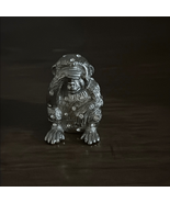 See No Evil Silver Monkey Figurine Container - $29.56 CAD