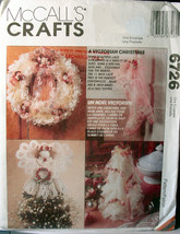 Pattern 6726 Victorian Inspired Christmas Decorations - $5.69