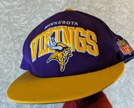 Minnesota Vikings Snap Back Mitchell &amp; Ness   Purple Hat Cap NFL 7 1/4 F... - £11.59 GBP