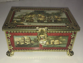 Biscon Imports Ltd. Jasmin Fruit Filled Candy Tin Made In West Germany, Ships - £14.03 GBP