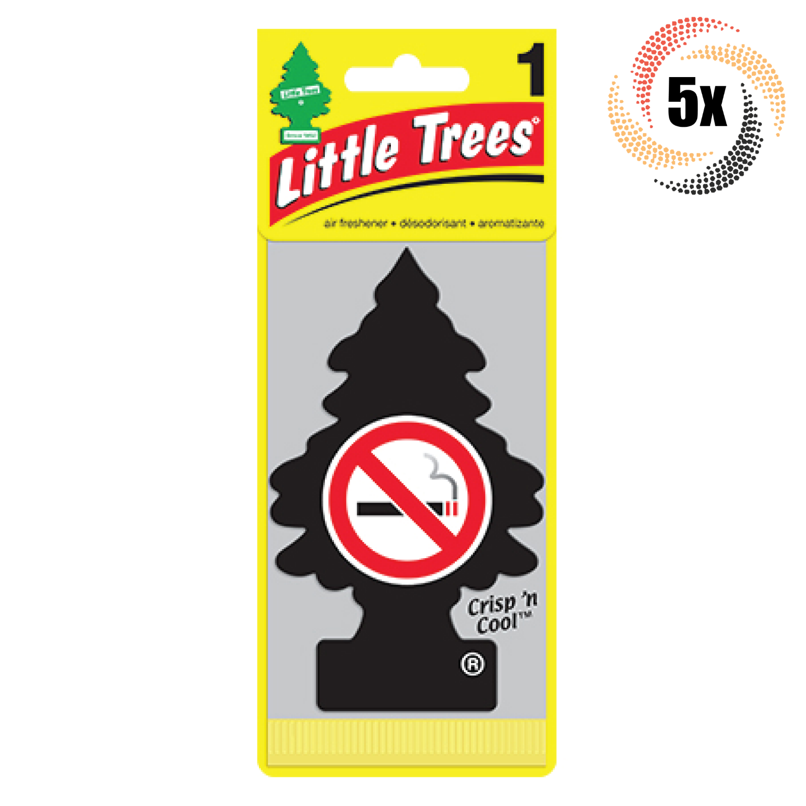 5x Packs Little Trees Single No Smoking Scent Hanging Trees | Prevents Odor - $10.40