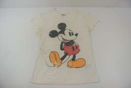 Disneyland Disney World Mickey Mouse T-Shirt Women&#39;s Size Small White Vi... - $16.44