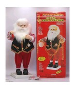 Telco Motion-ettes of Christmas Santa the Tree Trimmer Musical 24-inch N... - $39.99