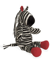 north american bear co company stuffed plush tickly toy Zebra ribbon mane tail - £31.13 GBP