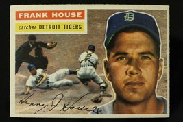 Vintage Baseball Card Topps 1956 #32 Frank House Catcher Detroit Tigers - £8.97 GBP