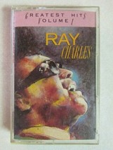 Ray Charles Greatest Hits Volume 1 Cassette Tape *Tested* R&amp;B Soul Rhino Vg Oop - £4.31 GBP