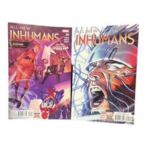 2 All New Inhumans Comic Book 2016 Marvel &amp; SpiderMan #005 &amp; #009 - £3.91 GBP