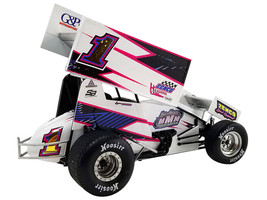 Winged Sprint Car #1 Logan Wagner &quot;ZEMCO&quot; Mac Magee Motorsports (2022) 1/18 Die - £103.00 GBP
