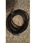 Banana Plug to TRS Male 1/4&quot; Microphone Cable 25ft - £4.65 GBP