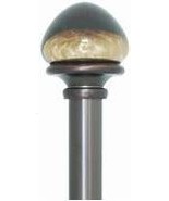 allen + roth 36&quot; to 72&quot; Oiled Bronze Metal Single Curtain Rod - €41,47 EUR