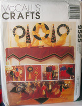 Christmas Pattern 9555 Mantle Decoration, Stockings and Ornaments - $5.99