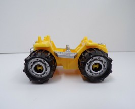 Mattel Yellow and Silver Multi-Terrain Rolling Toy Car 2004 - $4.00