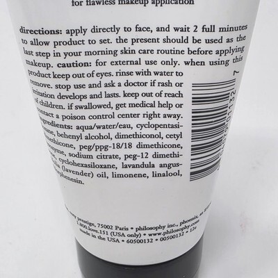 Philosophy The Present Invisible Skin Perfector Oil Free Makeup Primer 2oz New Item image 4