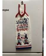 Gnome 4th of July.. Land of the Brave Hanging Towel - €2,97 EUR