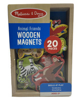 Animal  Friends Wooden Magnets Melissa &amp; Doug 20 Piece In Box - £15.00 GBP