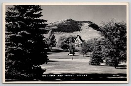 RPPC Hill Park And Mount Helena MT Montana Real Photo c1940s Postcard V24 - £10.14 GBP