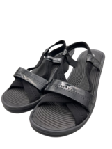 Skechers Womens Cali 37598 Black Open Toe Wedge Heel Strappy Sandals US ... - $19.77