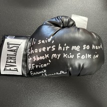 Earnie Shavers - Autographed Everlast Boxing Glove - Ali Quote Inscription - COA - $98.99