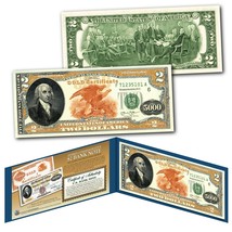 1882 Series James Madison $5,000 Gold Certificate designed on a Real $2 Bill - £11.20 GBP