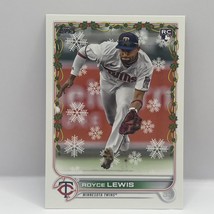 2022 Topps Holiday Baseball Royce Lewis Base RC HW94 Minnesota Twins - £1.57 GBP