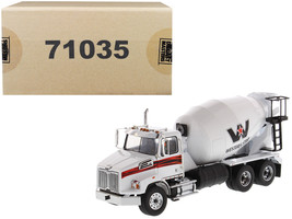 Western Star 4700 SB Concrete Mixer Truck White 1/50 Diecast Model by Diecast Ma - £72.31 GBP