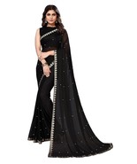 Womens Lycra Blend Saree sari - $6.80 CAD
