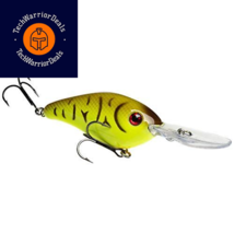 Strike King 6XD / Chartreuse Belly Craw, 0.075 6XD, Craw  - £16.19 GBP