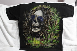 Dreadlocks Skull Sunglasses Rasta Marijuana Leaf Leaves T-SHIRT - £9.00 GBP