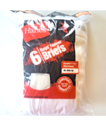 Hanes Boys Tagless Briefs 6-Pair White Comfort Flex Waistband 10-12M No ... - £6.33 GBP