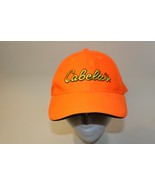 Cabela&#39;s Blaze Orange LED Lighted Baseball Hat Cap Hook &amp; Loop Adjustabl... - £13.92 GBP