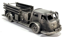 Franklin Mint Pewter Model 1988 Fire Engines Of The World American La France 700 - $23.38