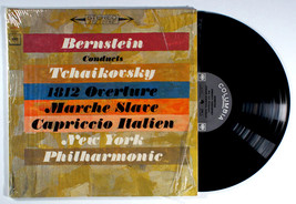 Leonard Bernstein - Tchaikovsky: 1912 Overture / Marche Slave (1963) Vinyl LP - $12.61