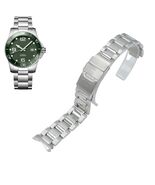 HydroConquest L37814066 L600154855 21mm Silver Steel Watch Bracelet For ... - $109.99