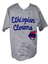 Ethiopian Clowns Negro League Retro Baseball Jersey 1935 Button Grey Any Size image 4