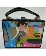 RUSH HOUR small lunch box style handbag purse makeup bag - $533.48 MXN