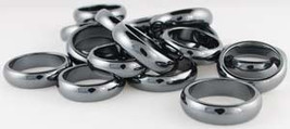(set Of 100) 6mm Rounded Hematite Rings - £227.55 GBP