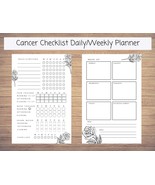 Cancer Planner Bundle, Planner Inserts, Chemo Journal, Radiation planner... - $2.00