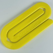 The Big Clip Jumbo Plastic Paperclip Large Glossy Yellow 1980s Hold Offi... - $10.73