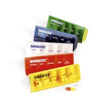 Anabox Daily Pill Organiser - Colours May Vary  - $19.00