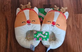 Squishmallow Christmas Corgi Slippers - £19.32 GBP