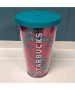 Starbucks Pink Watermelon Summer Green Cold Cup Acrylic Tumbler 16 Oz Print - $25.39