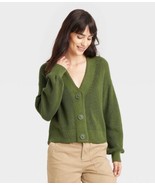 Universal Thread Olive Green Women&#39;s Button Up Cardigan XL NWT Grandpacore - £24.48 GBP