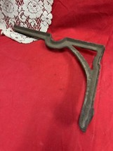 Antique Style Victorian Cast Iron Bracket Marked HC64LC - £7.40 GBP