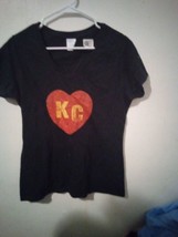 Port&amp;Company Womans Kc Kansas City Shirt Sz M 9029ARE - €12,96 EUR