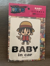 TV Animation One Piece Baby In Car Sticker Made in Japan General Sticker - £14.21 GBP