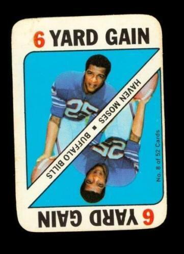 Primary image for Vintage FOOTBALL Trading Card 1971 Topps Game Haven Moses Buffalo Bills #8